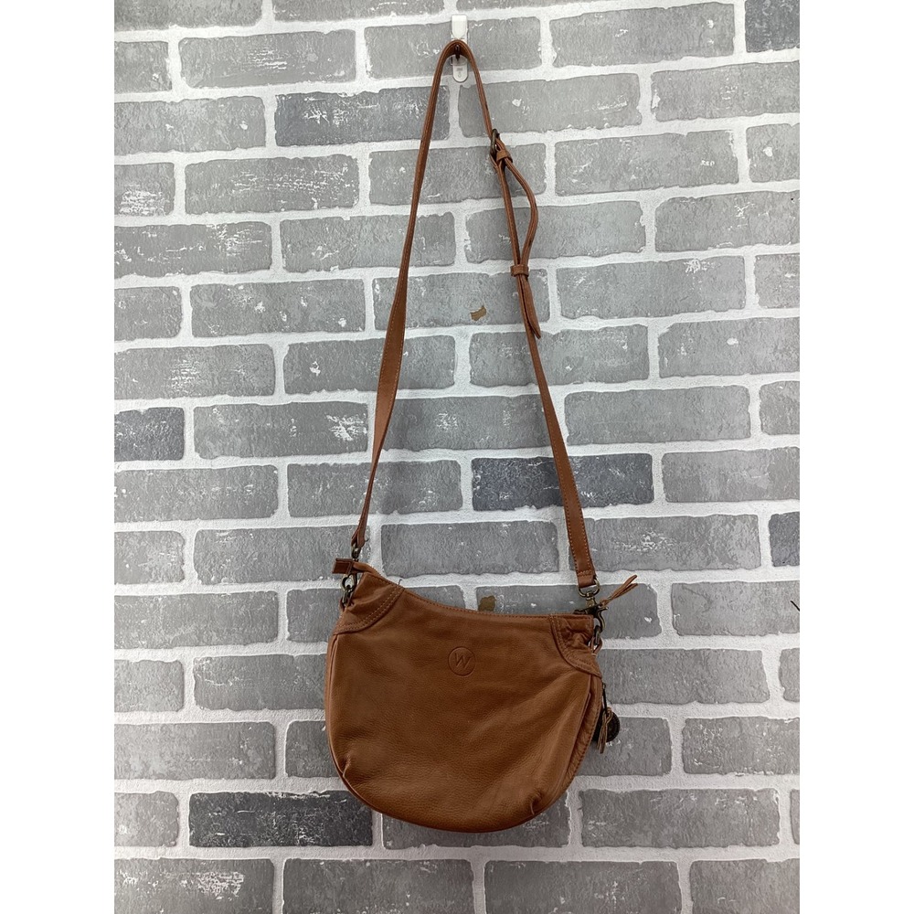 Wanderers Travel Co Santorini Tan Leather Crossbody Bag Small Messenger Purse